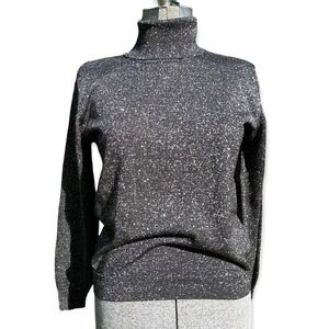 Vintage 80’s Jeanne Pierre sparkly knit turtleneck light sweater